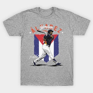 Yordan Alvarez Houston Country Flag T-Shirt